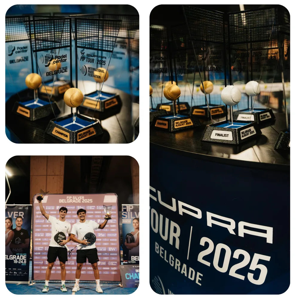 Brendirani pehari i takmičari na padel turniru u Beogradu - StandOut nagrade za finaliste i šampione